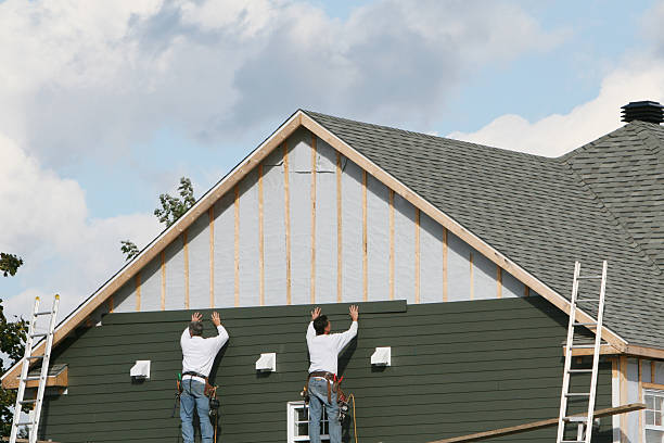 Professional Siding Replacement technician working in Polk, PA